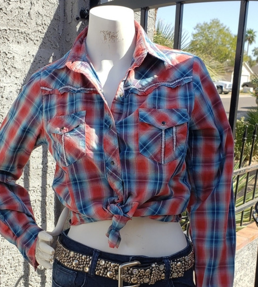 🐴🐎❤COWBOY LEGEND‎ BLOUSE - Picture 1 of 13
